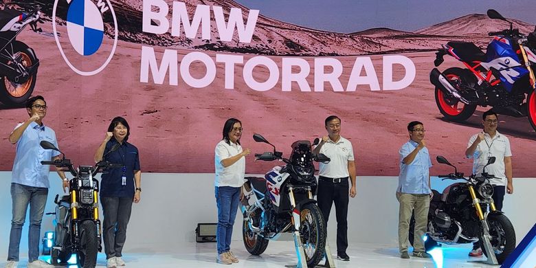 Peluncuran tiga model terbaru produk BMW Motorrad di BCA Expo 2024 di ICE BSD.