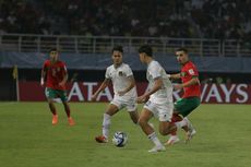 Hasil Indonesia Vs Maroko Babak I: Tendangan Bebas Cantik Nabil, Garuda Tertinggal, Ayo Bangkit!