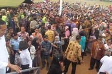 Jokowi Menghela Napas Panjang Usai Jajal Jembatan Gantung di Lebak
