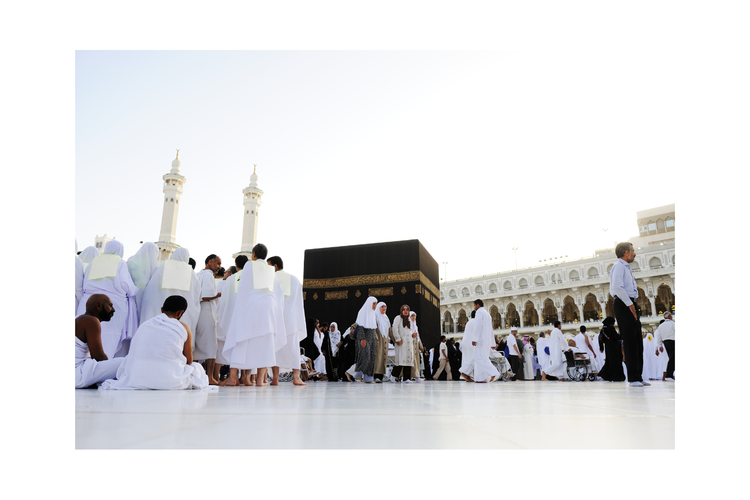 ilustrasi jemaah haji.