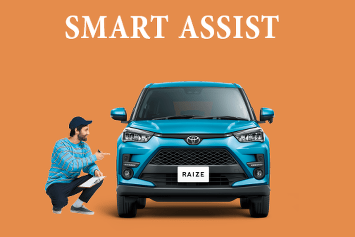 Fitur smart assist jadi salah satu andalan pada Toyota Raize.