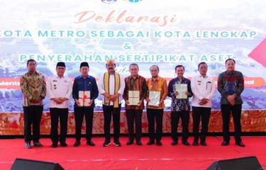305 Sertifikat Tanah Ditebar Hadi di Lampung, Ini Perinciannya