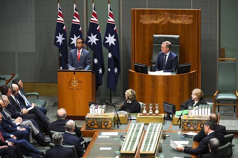 Presiden Jokowi di Hadapan Anggota Parlemen Australia: Good Day Mate