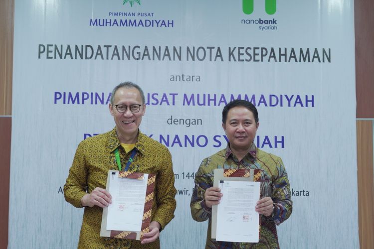 Nanobank Syariah bekerja sama dengan PP Muhammadiyah terkait pemanfaatan produk dan layanan perbankan. 