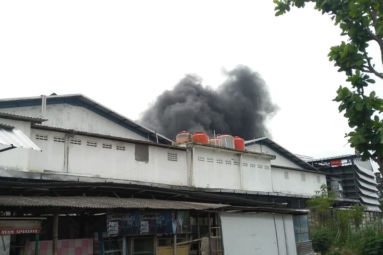 Pabrik terbakar di Bantul