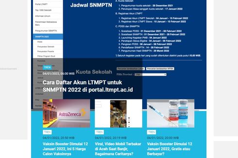 [POPULER TREN] Cara Daftar Akun LTMPT untuk SNMPTN 2022 | Manfaat Ampas Kopi