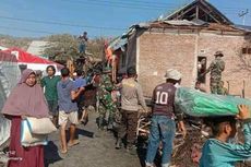 Puluhan Orang Korban Kebakaran 13 Rumah di Bima Mengungsi di Tenda