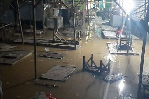 Sungai Kalikloang Meluap, 2 Kelurahan di Pamekasan Dilanda Banjir
