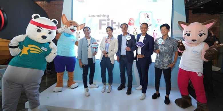 Peluncuran aplikasi MyFit+ dari Sinarmas MSIG Life di Jakarta (11/10/2023).