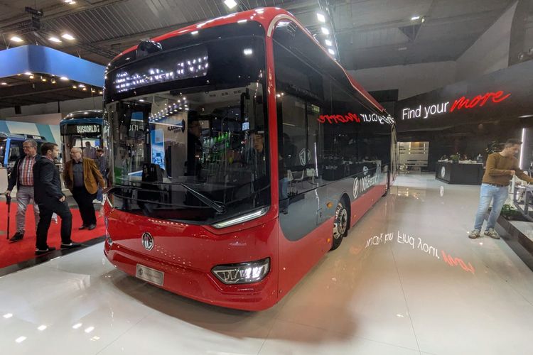 MG iEV12, bus listrik MG buat transportasi umum