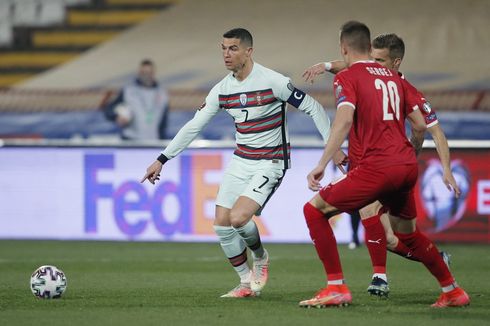 Hasil Serbia Vs Portugal - Ronaldo Mandul, Selecao das Quinas Gagal Menang