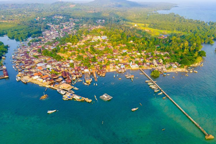 Kepulauan Pongok di ujung selatan Pulau Bangka Provinsi Kepulauan Bangka Belitung (Babel)