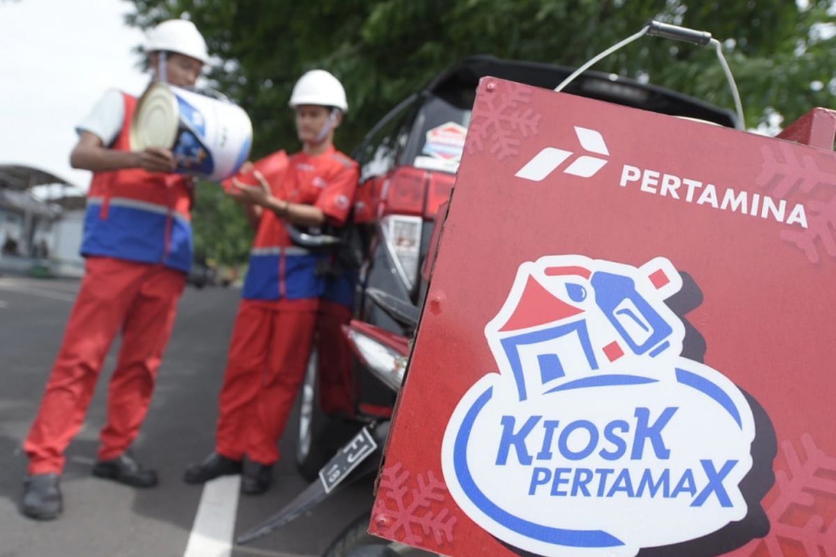 BBM Kemasan Pertama di Kios Pertamina