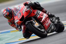 MotoGP Qatar 2021, Danilo Petrucci Terjatuh di Lap Pertama