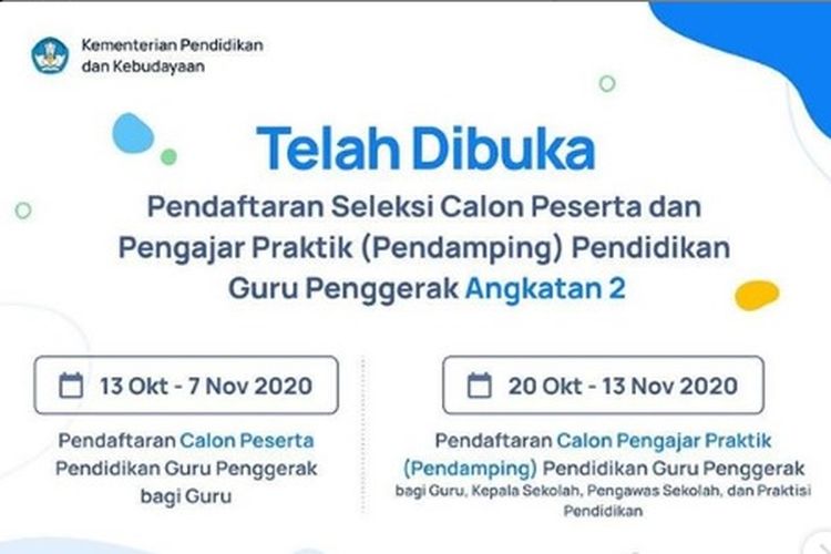 Pendaftaran Guru Penggerak Kemendikbud