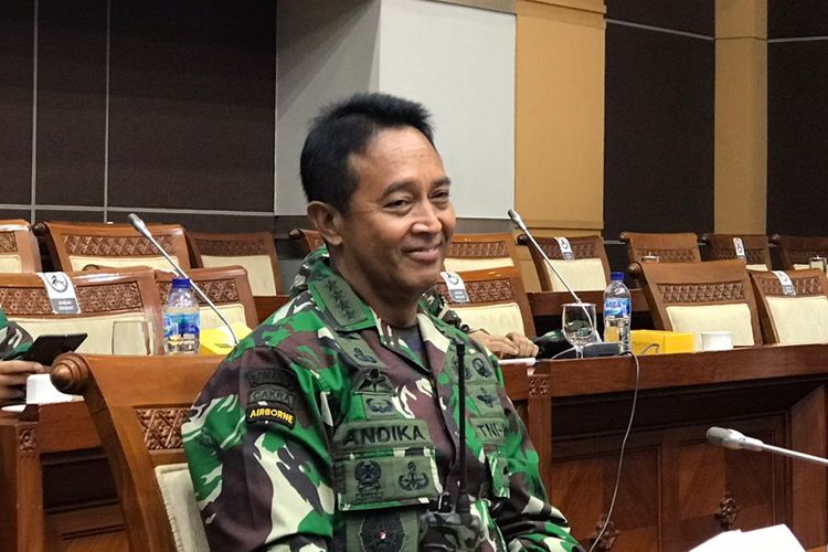 Calon panglima TNI, Jenderal TNI Andika Perkasa.