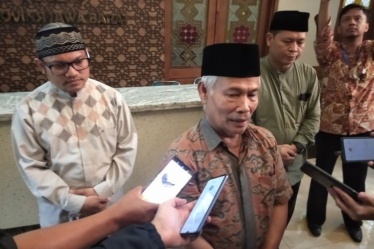 Sekretaris Umum MUI Jabar, Rafani Akhyar di kantornya Jalan Ciliwung, Kota Bandung, Jumat (8/3/2024).