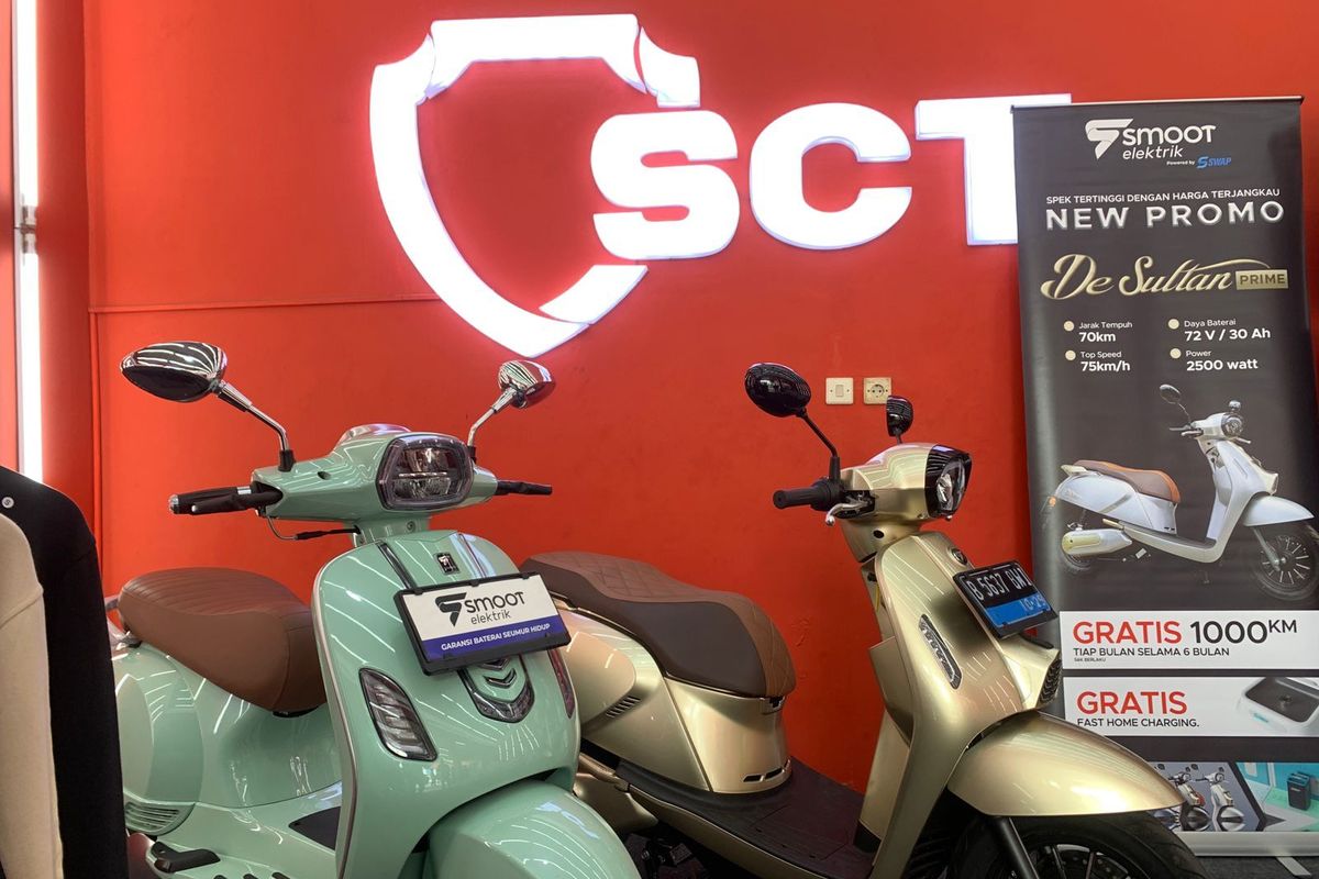 Scuto melalui SCT Motor Indonesia menyiapkan layanan purnajual motor listrik Smoot