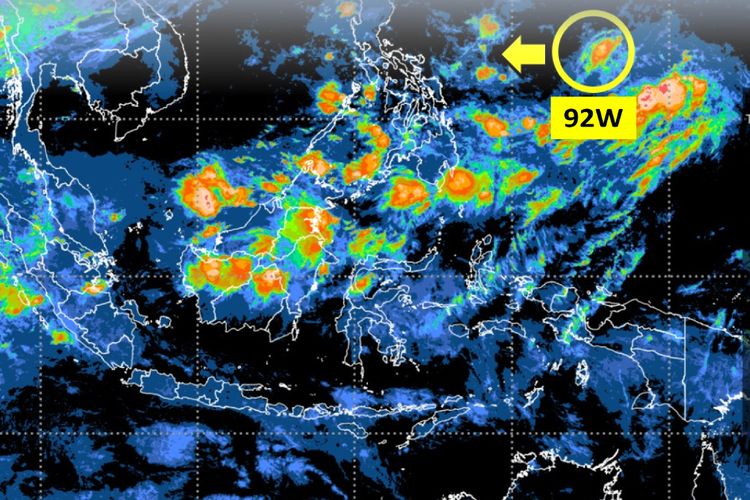 BMKG Deteksi Bibit Siklon Tropis 92W di Dekat Indonesia, Ini Wilayah yang Berpotensi Terdampak