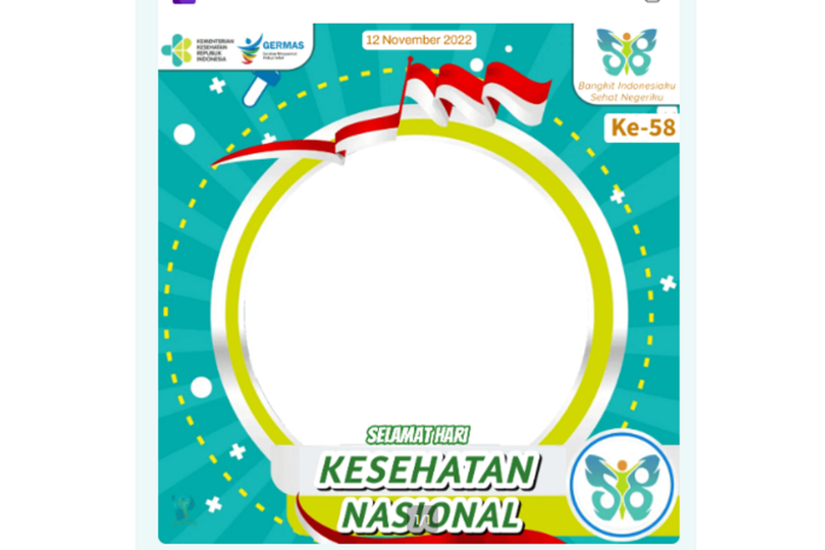 Twibbon Hari Kesehatan Nasional 2022 