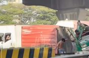 Truk Kecelakaan Beruntun di Tol Jakarta–Cikampek, 3 Kendaraan Rusak
