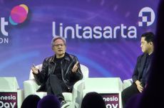 CEO Nvidia Jensen Huang Mampir ke Indonesia, Pakai Jaket Kulit Ikonik