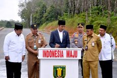 Jokowi Resmikan Jalan Nan Sarunai Kabupaten Tabalong, Telan Biaya Rp 104 Miliar