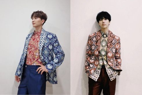 Makna Batik Garuda Kujang Kencana Karya Ridwan Kamil yang Dipakai Leeteuk dan Yesung