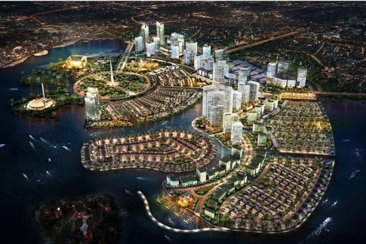 Master plan CitraLand City Losari, Makassar, Sulawesi Selatan.