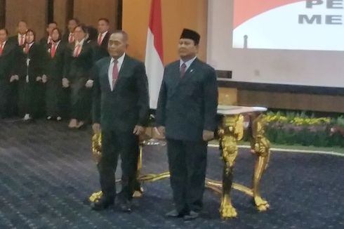 Rampung, Ryamizard Serah Terima Jabatan Menteri Pertahanan ke Prabowo