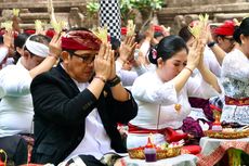 Lestarikan Budaya dan Tradisi, Bupati Tabanan Pimpin Bhakti Penganyar di 2 Pura Suci di Jatim