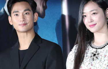 Kim Soo Hyun dan Sulli.