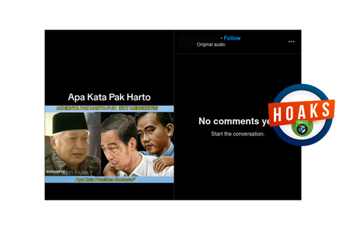 [VIDEO] Manipulasi Konten Presiden Soeharto Berkomentar soal Demokrasi Indonesia