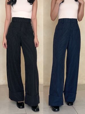 Motif garis selalu jadi andalan. Ini 6 rekomendasi celana stripe brand lokal yang nyaman, stylish, dan cocok dipakai harian hingga ke kantor.