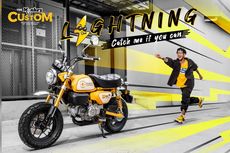 Honda Monkey Lightning Edition Meluncur, Dijual Rp 45 Jutaan