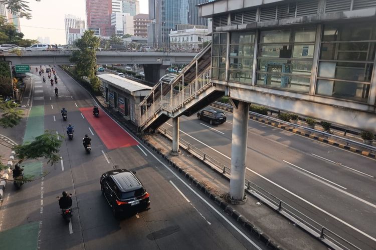 Usai Ricuh, Halte Transjakarta Kemanggisan Tak Beroperasi Jumat Pagi