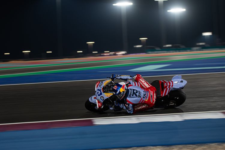 Alex Marquez saat berlaga pada MotoGP Qatar 2024
