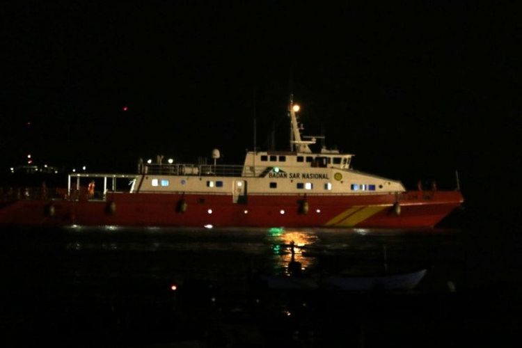 KN SAR Antasena Bersandar di Pulau Sebesi, Jejak Sinyal Ponsel Terakhir Rombongan Jurnalis Hilang