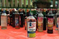 Polres Jakarta Timur Musnahkan 10.000 Botol Miras