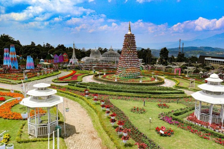 Wisata Taman Bunga Celosia Semarang, Nikmati Suasana Liburan ala Eropa