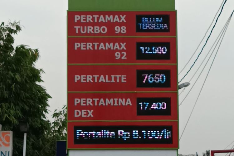 Harga BBM Pertamina September 2022