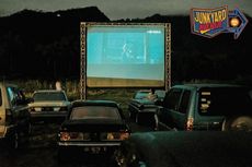 Junkyard Avenue di Borobudur, Sensasi Baru Nonton Film dari Mobil