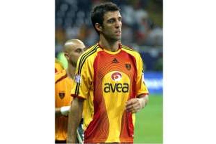 Hakan Sukur saat masih berseragam klub Galatasaray.