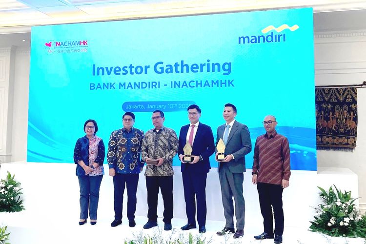 Investor Gathering Bank Mandiri - INACHAMHK di Jakarta, Jumat (10/1/2024). 