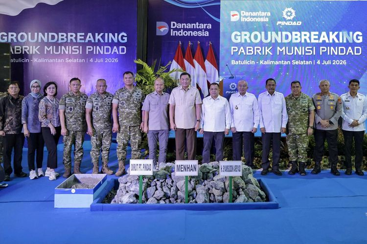 Pemerintah Bangun Pabrik Amunisi di Kalsel, Kurangi Ketergantungan ke Luar Negeri