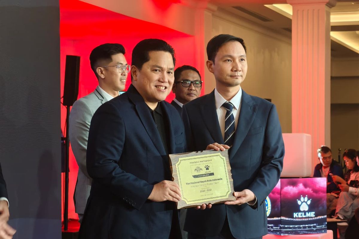 Kata Erick Thohir, Kelme Bukan Hanya soal Jersey Timnas Indonesia