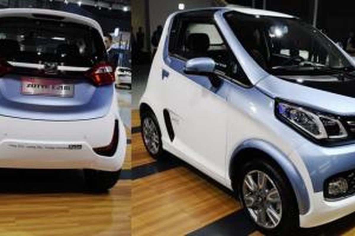 Mobil listrik kompak kloningan Smart Fortwo.
