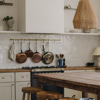 Ilustrasi dapur, dekorasi dapur sederhana. 