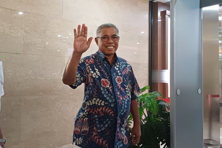 Direktur PT Indobuildco Pontjo Sutowo di Lobi Bareskrim Mabes Polri, Jakarta, Jumat (27/10/2023).