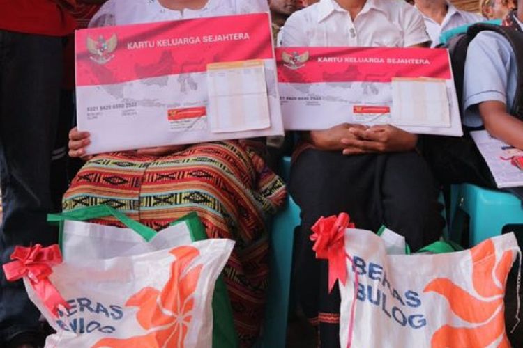 Keluarga Penerima Manfaat Bantuan Sosial Rastra.